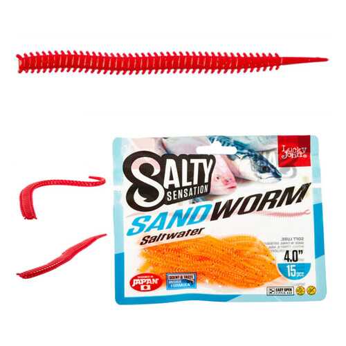 Черви Съедобные Искусственные Lj Salty Sensation Sandworm 4.0In (10.16)/f40 15Шт. в Спортмастер