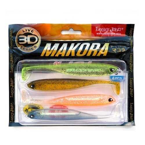 LUCKY JOHN Виброхвосты Lj 3D Series Makora Shad Tail 5.0In (12,70)/mix1 4Шт. в Спортмастер