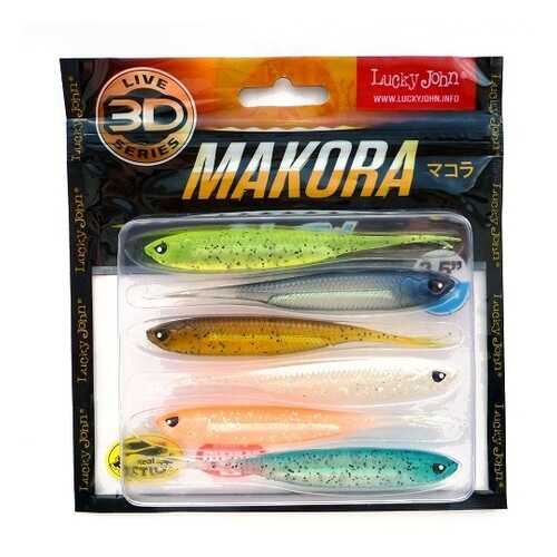 LUCKY JOHN Виброхвосты Lj 3D Series Makora Split Tail 4.0In (10,00)/mix1 6Шт. в Спортмастер
