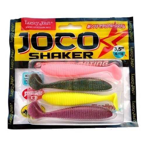 LUCKY JOHN Виброхвосты Съедобные Lj Pro Series Joco Shaker 3.5In (08.89)/mix 4Шт. в Спортмастер
