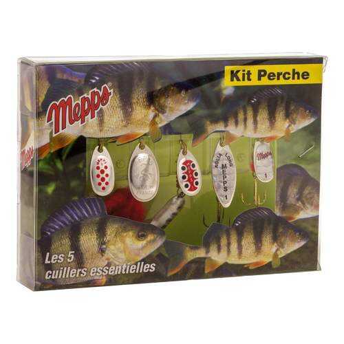 Набор блесен Kit Perche на окуня MEPPS 5 шт в Спортмастер