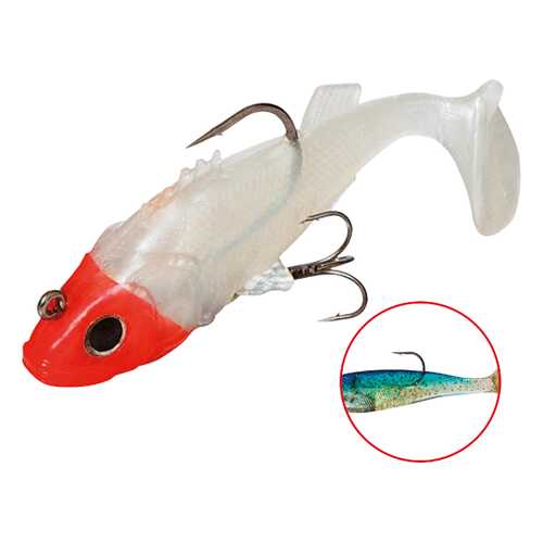 Виброхвост оснащенный Mikado Crystal Fish WXH-61 10 см, 64, 2 шт. в Спортмастер