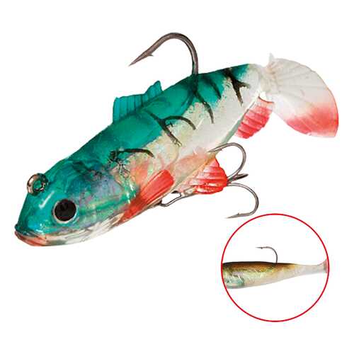 Виброхвост оснащенный Mikado Crystal Fish WXH-63 10 см, 69, 2 шт. в Спортмастер