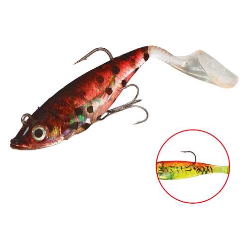 Виброхвост оснащенный Mikado Crystal Fish WXH-66 20 см, 56, 2 шт. в Спортмастер