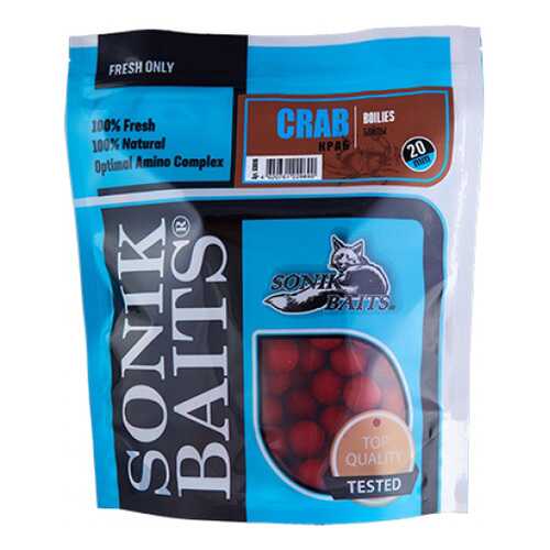Бойлы тонущие Sonik Baits Crab, 20 мм, 0,75 кг в Спортмастер