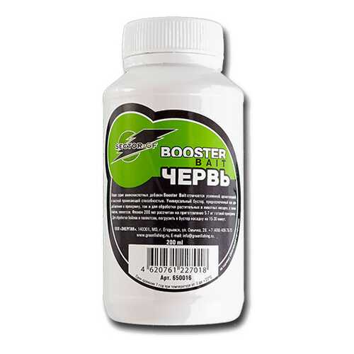Добавка Green Fishing аминокислоты Booster Bait Червь 200 мл в Спортмастер