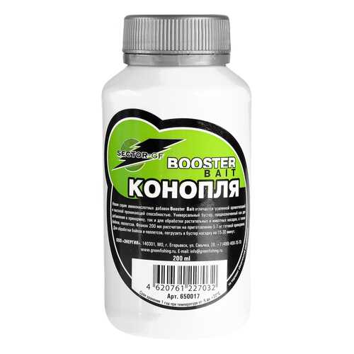 Добавка Green Fishing аминокислоты Booster Bait Конопля 200 мл в Спортмастер