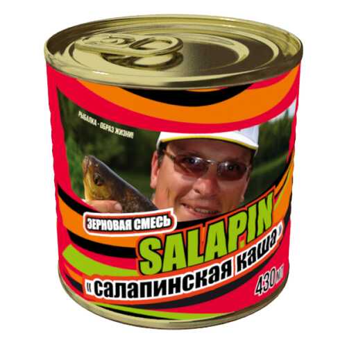 Добавка Зерновой микс Салапинская каша для ловли крупной рыбы, 0,43 л, ваниль в Спортмастер