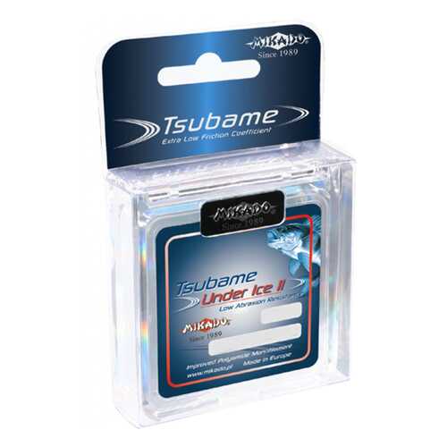 Леска монофильная Mikado Tsubame Under Ice 0,1 мм, 30 м, 1,95 кг в Спортмастер