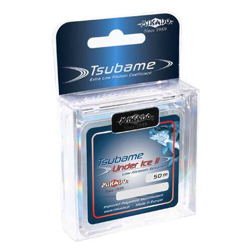 Леска монофильная Mikado Tsubame Under Ice II 0,16 мм, 50 м, 3,75 кг в Спортмастер