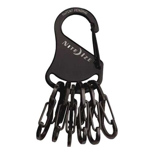 Набор карабинов Nite Ize S-Biner KeyRack Steel KRS-03-01 Black в Спортмастер
