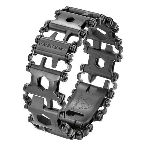 Браслет-мультитул Leatherman Tread 832324 160 мм черный, 29 функций в Спортмастер