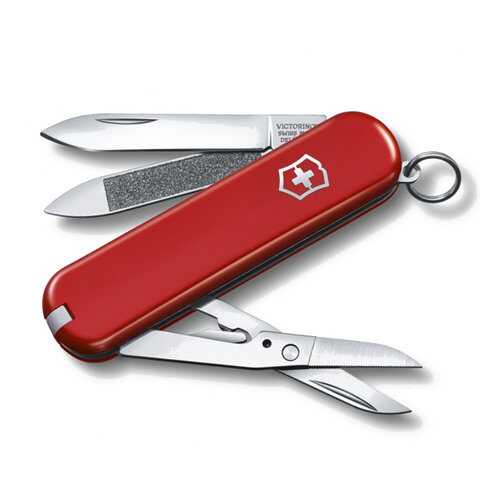 Мультитул-брелок Victorinox Executive 81 0.6423 65 мм красный, 7 функций в Спортмастер