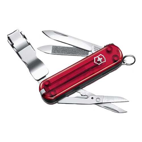 Мультитул-брелок Victorinox Nail Clip 0.6463.T 65 мм красный, 8 функций в Спортмастер