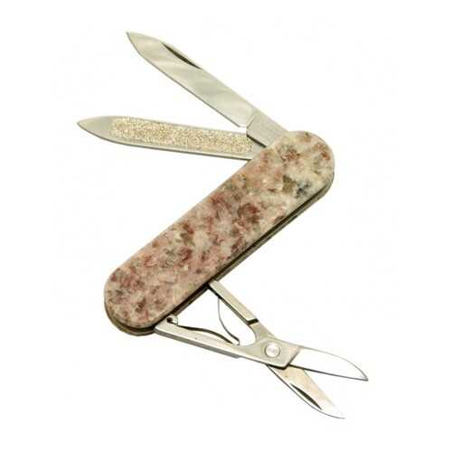 Мультитул-брелок Victorinox Pantheon Granite 0.6200.55 58 мм бежевый, 3 функции в Спортмастер