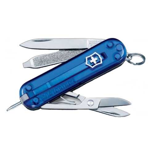 Мультитул-брелок Victorinox Signature 0.6225.T2 58 мм синий, 7 функций в Спортмастер