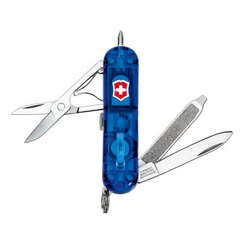 Мультитул-брелок Victorinox Signature Lite 0.6226.T2 58 мм синий, 7 функций в Спортмастер