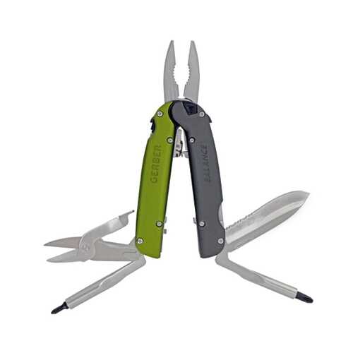 Мультитул Gerber Balance 30-000506N черный, 10 функций в Спортмастер