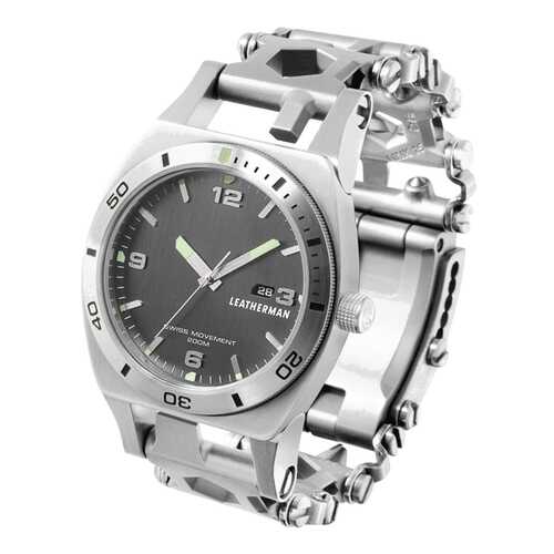 Мультитул Leatherman Tread Tempo Stainless 832421 120 мм серебристый, 30 функций в Спортмастер