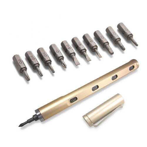 Мультитул Mininch Tool pen mini TPM-006 золотистый, 23 функций в Спортмастер