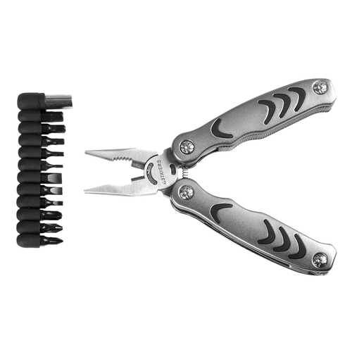 Мультитул STAYER Professional 22852_Z01 105 мм серебристый, 12 функций в Спортмастер