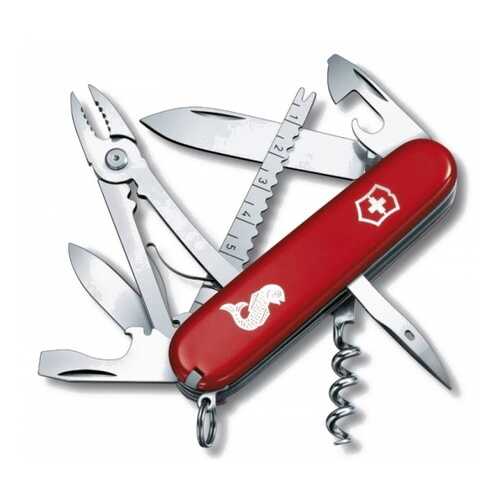 Мультитул Victorinox Angler 1.3653.72 91 мм красный, 18 функций в Спортмастер