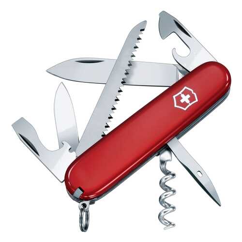 Мультитул Victorinox Camper 1.3613.71 91 мм красный/серебристый, 13 функций в Спортмастер