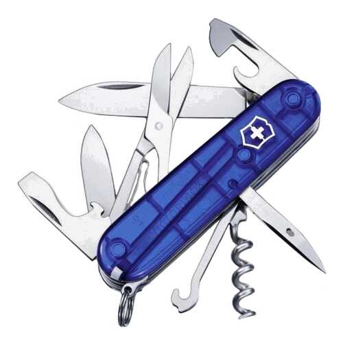 Мультитул Victorinox Climber 1.3703.T2 91 мм синий, 14 функций в Спортмастер