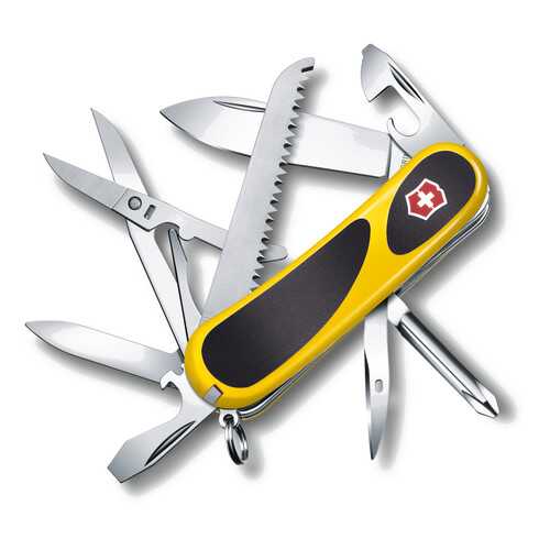 Мультитул Victorinox EvoGrip 18 2.4913.C8 85 мм желтый, 15 функций в Спортмастер