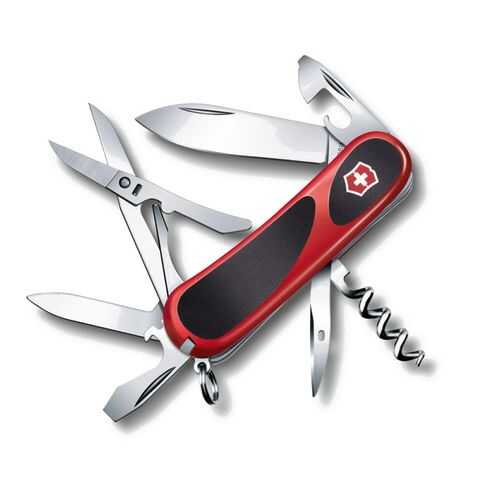 Мультитул Victorinox Evolution 2.3903.C 85 мм красно-черный, 14 функций в Спортмастер