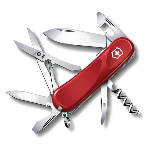 Мультитул Victorinox Evolution 2.3903.SE 85 мм красный, 14 функций в Спортмастер