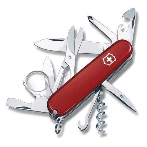 Мультитул Victorinox Explorer 1.6703 91 мм красный, 16 функций в Спортмастер