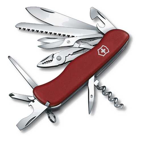 Мультитул Victorinox Hercules 0.9043 111 мм красный, 18 функций в Спортмастер