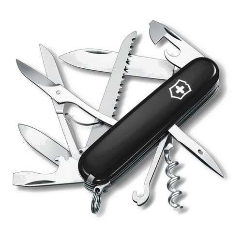 Мультитул Victorinox Huntsman 1.3713.3 91 мм черный, 15 функций в Спортмастер
