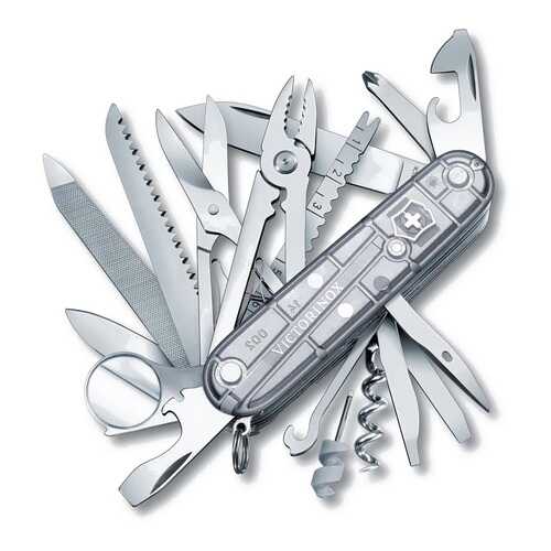 Мультитул Victorinox SwissChamp 1.6794.T7 91 мм серебристый, 20 функций в Спортмастер