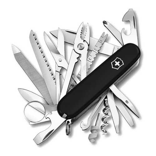 Мультитул Victorinox SwissChamp 1.6795.3 91 мм черный, 33 функции в Спортмастер