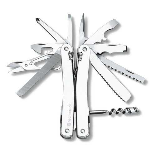 Мультитул Victorinox SwissTool Spirit Plus 3.0238.L 105 мм серебристый, 32 функции в Спортмастер