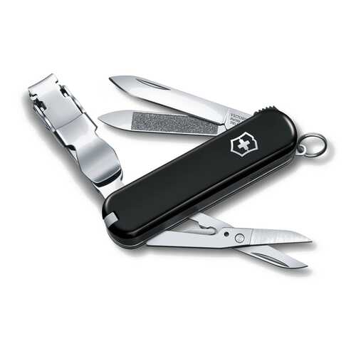 Нож-брелок VICTORINOX NailClip 0.6463.3 черный 8 функций в Спортмастер