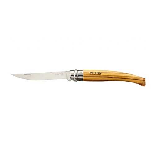 Нож складной филейный Opinel №10 VRI Folding Slim Olivewood в Спортмастер