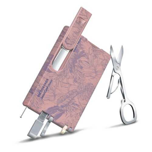 Швейцарская карточка Victorinox SwissCard Classic 0.7155 розовая в Спортмастер
