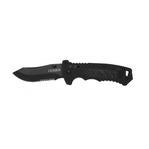 Туристический нож Gerber D.M.F. Folder черный в Спортмастер