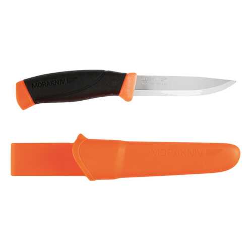 Туристический нож Morakniv Companion оранжевый/черный в Спортмастер