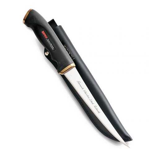 Туристический нож Rapala Presentation Fillet Knife 10 см черный в Спортмастер