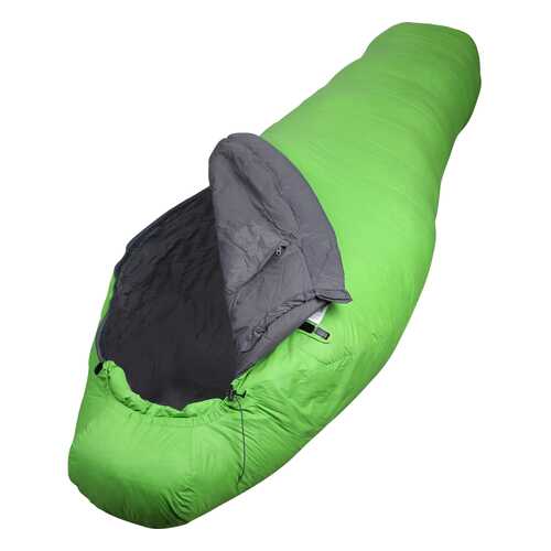 Спальный мешок пуховый Adventure Comfort лайм 175x75x45 в Спортмастер