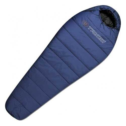 Спальный мешок Trimm Trekking TRAPER, синий, 195 L в Спортмастер