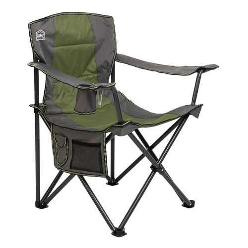 Кресло Premier Fishing PR-MC-347-2 зеленое/серое в Спортмастер