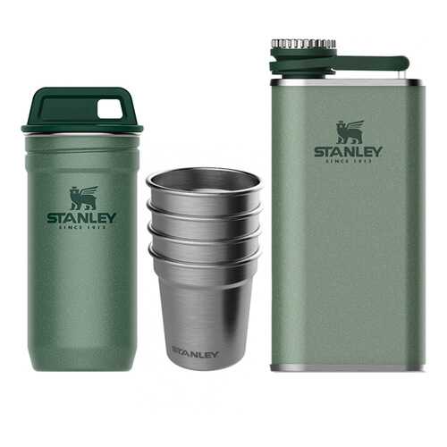 Набор 4 стопки 59мл + фляга 0.23л STANLEY Adventure - Зеленый (10-01883-034) в Спортмастер