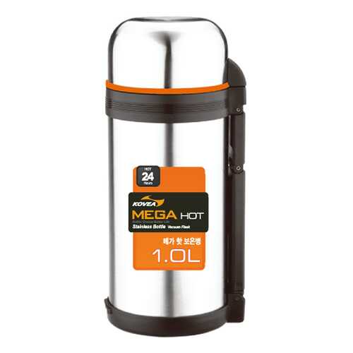 Термос Kovea Mega Hot УТ07577 1 л серебристый/черный в Спортмастер