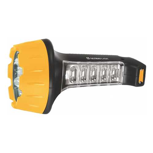Туристический фонарь Camelion Ultraflash Akku Profi LED3819 желтый/черный, 2 режима в Спортмастер