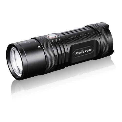 Туристический фонарь Fenix FD45 черный, 7 режимов в Спортмастер